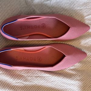 Worn once pink Rothy’s points!